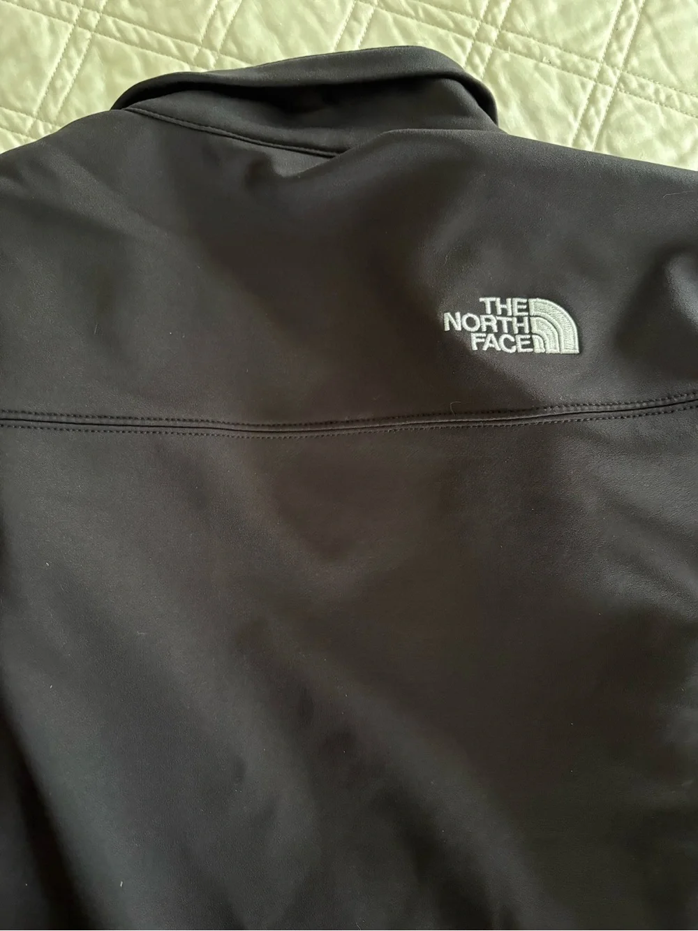 The North Face Black Softshell Shirt Jacket with Chest Pocket